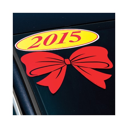 Ez Line Holiday Bow Windshield Decal Pk 537-BOW